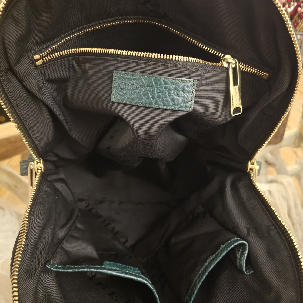 ‼️Sale‼️Burberry Green Leather Women's Bag - Picture 14 of 16